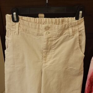 NWOT Womens YFB Wide Leg Cropped Women's Pants in Beige - Size XS